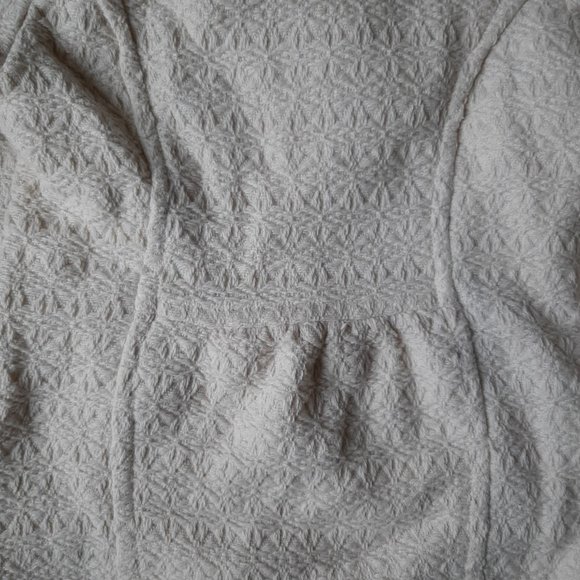 NWOT Charlotte Russe Woven Wool Cream White Short Winter Coat Jacket Buttons Sm - Picture 7 of 10